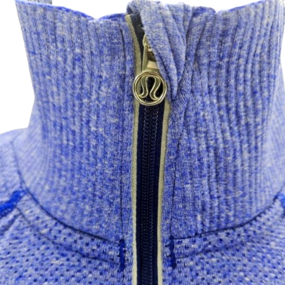 Lululemon Swiftly Tech 1/2 Zip Long Sleeve Top Heathered Purple Blue - Picture 2 of 11